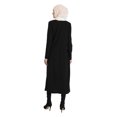 thumbnail image 5 of Black - Crew neck - Unlined - Modest Dress - Refka, 5 of 5