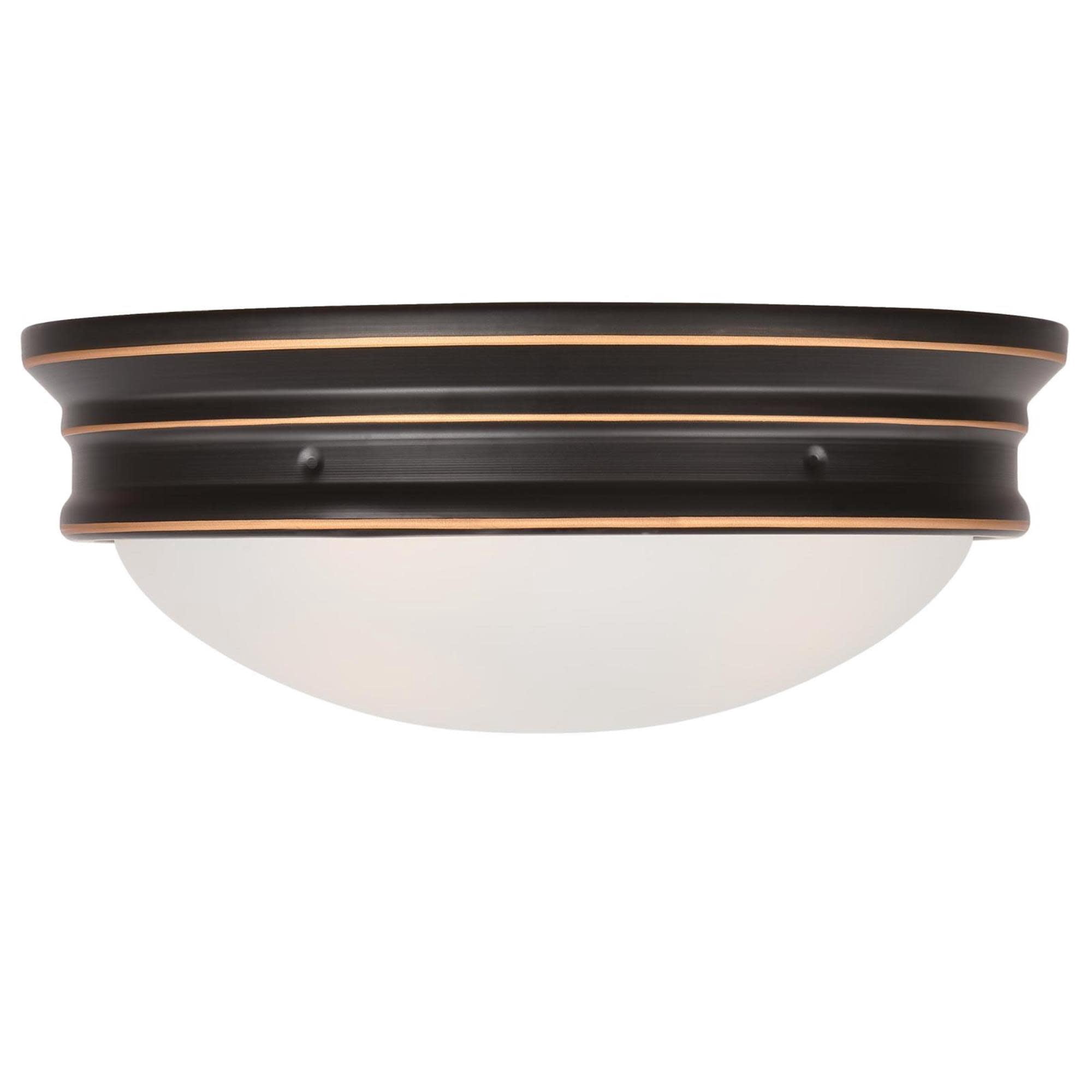 Westinghouse 6370600 Meadowbrook 2 Light 13" Wide Led Flush Mount Bowl Ceiling Fixture -