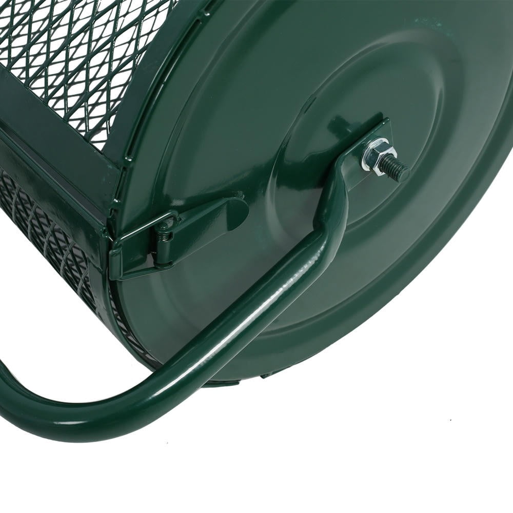 YYAo Garden Care Manure Spreaders,Peat Moss Spreader 24inch,Compost Spreader Metal Mesh,T shaped Handle for planting seeding