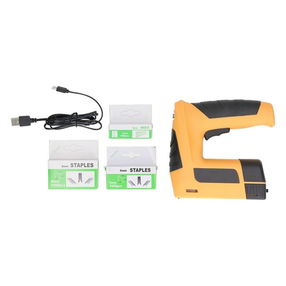Cordless Electric Staple Gun,Cordless Staple Gun Kit Cordless Staple Gun Kit Portable Electric Nail Gun Enhanced Features
