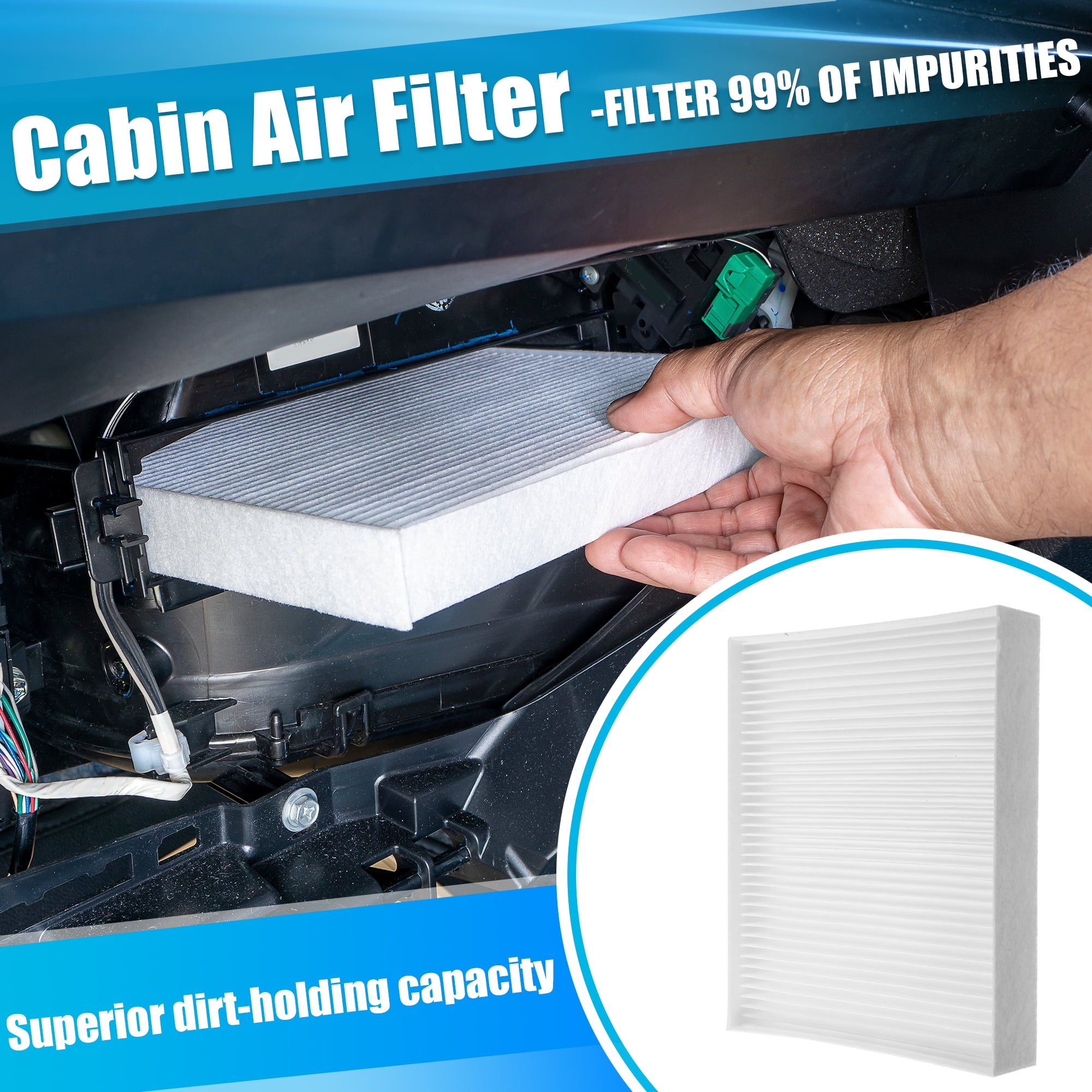 Unique Bargains Engine Air Filter and Cabin Filter for Hyundai Sonata 2015-2019