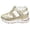 A-Gold16, variant on Womens Fisherman Sandals Minimalist Breathable Durable Closed Toe Dual Hook Loop Soft Padded Footbed Cutout Sandals Summer Walking Sandals