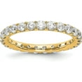 thumbnail image 3 of 14K White Gold Lab Grown Diamond VS/SI GH, Eternity Band - Ring Size 8.5-2.3gm, 3 of 8