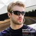 thumbnail image 5 of Sports Polarized Sunglasses for Men Cycling Running Fishing UV Protection Sun Glasses Lightweight Half Frame Goggles, 5 of 5