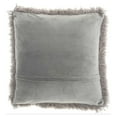 thumbnail image 6 of Nourison Yarn Shimmer Shag Decorative Throw Pillow, 17" x 17", Light Grey, 6 of 10