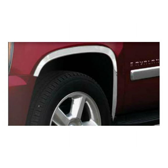 Stainless Steel Fender Trim 4Pc Fits Chevrolet Avalanche GMC Yukon WZ47186 QAA