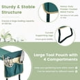 thumbnail image 5 of Folding Sturdy Garden Kneeler Gardener Kneeling Pad & Cushion Seat Knee Pad Seat Green, 5 of 5