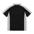thumbnail image 6 of Rrxhxhs Golf Shirts for Men Color Block Collared Quarter Zip Short Sleeve Breathable Casual Athletic Tops,L, 6 of 6