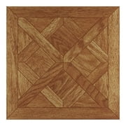 Achim 12"x12" 1.2mm Peel & Stick Vinyl Floor Tiles Classic Parquet Oak