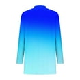 thumbnail image 7 of Guieoi Jackets for Women Winter Lightweight Women Fashion Casual Solid Color Loose Long Sleeve Cardigan Coat Tops Blue Black*Friday/Cyber*Monday Clearance, 7 of 7