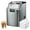 SILVER, variant on Havato Nugget Ice Maker Countertop, Soft Chewable Pellet Ice, Self-Cleaning, LED Display, 44lbs/24H,  Black