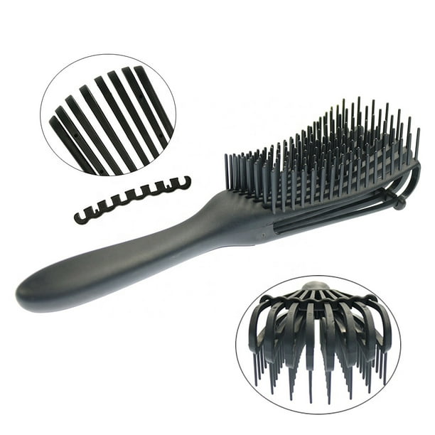 Comb Hair Comb Detangling Brush for Natural Hair Adjustable Detangler Brush  for Afro America Wavy Curly Hair Detangle Easily Dry Long Hair for  Beautiful Shiny Curls 