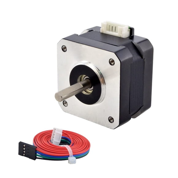 Motor paso a paso STEPPERONLINE Nema 17 para tortitas, 1,2 A, 26 N cm, 1,8°