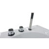 thumbnail image 4 of EAGO AM189ETL-L 6 ft Left Drain Acrylic White Whirlpool Bathtub w Fixtures, 4 of 11