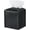 Black, variant on Tissue Box Cover Rectangle PU Leather Tissue Holder Facial Tissue Case Paper Organizer Dispenser for Bathroom, Vanity, Countertop, Tabletop, Car, Office,