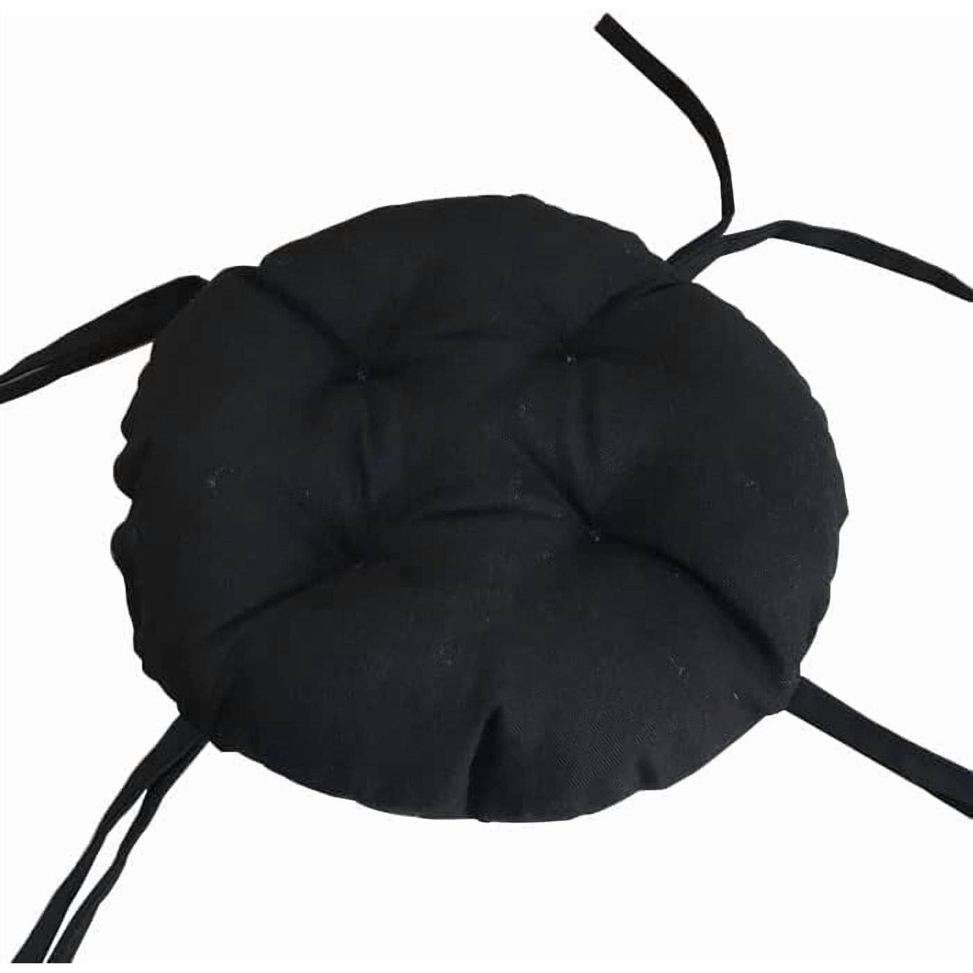 Thick Round Chair Seat Cushion with Ties - Non-Slip Round Bar Stool Cushions Thick & Comfy Seat Pad for Stools/Chairs/Kitchen/Dining(#3,25cm(10inch))