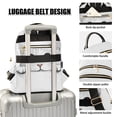 thumbnail image 3 of FORMRS Mini Backpack Purse for Women Travel Daypack Casual Shoulder Bag, White Cat, 3 of 7