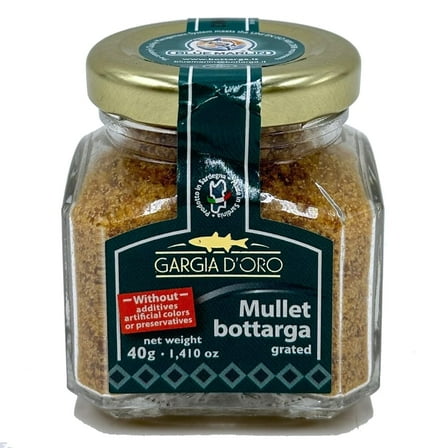 Blue Marlin Bottarga Mullet Roe Grated 1.4 oz Jar