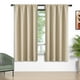 thumbnail image 1 of Cortinas Blackout Beige Juego de 2 Paneles, Cortinas Blackout con Bolsillo para Barra de 52x72 Pulgadas, Cortinas Térmicas Aisladas para Ventanas en Verano, Cortinas Sólidas con Privacidad Asegurada, 1 of 7