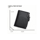 thumbnail image 4 of Carteras Hombre Con Tarjetero, Monedero Caballero De Cuero Xtellar negro, 4 of 4