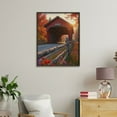 thumbnail image 4 of Paint by Numbers Kit for Adults, Autumn Covered Bridge Scenic View Paint by Numbers, Easy Paint by Numbers Kit for Adults Beginner, DIY Adult Paint by Number Kits on Canvas, Home Decor, 4 of 7