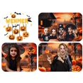 thumbnail image 5 of Caltero Halloween Backdrop Halloween Pumpkin Lantern Backdrop Vinyl 5 X 7 Ft Scarecrow Background Halloween Fall Party Supplies for Photography Studio, 5 of 8