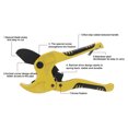 thumbnail image 3 of Yellow Pipe Cutting Tool for PPR and PVC Tubes - Universal Pipe Cutter with SK5 Teflon Steel Blades, 3 of 6
