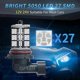 thumbnail image 3 of 2pcs 881 H27 car light LED Fog Bulb RGB H1 H3 H4 H7 H11 HB3 HB4 9005 9006 Multi Color Auto Fog Lamps Driving Running 6000K, 3 of 4