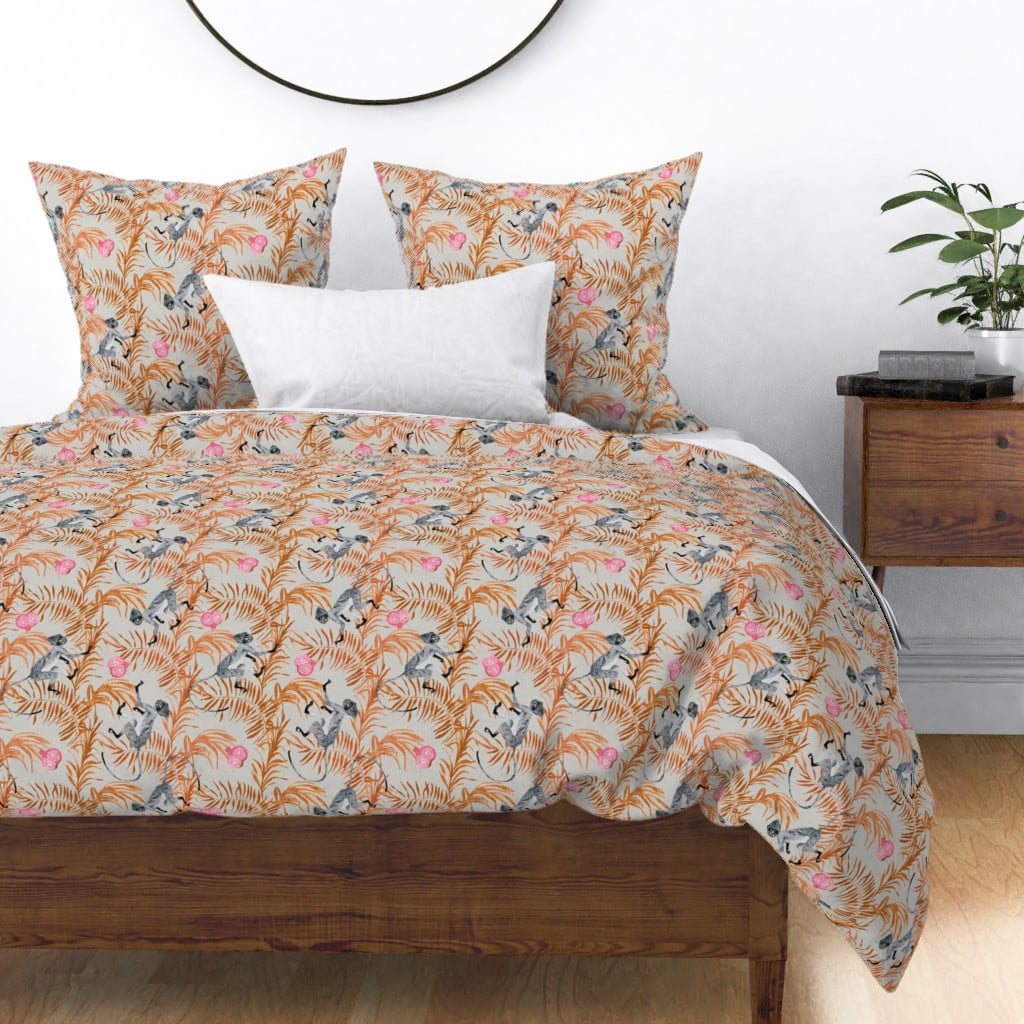 pink jungle bedding