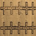 thumbnail image 1 of Ahgly Company Indoor Square Abstract Brown Modern Area Rugs, 8' Square, 1 of 4