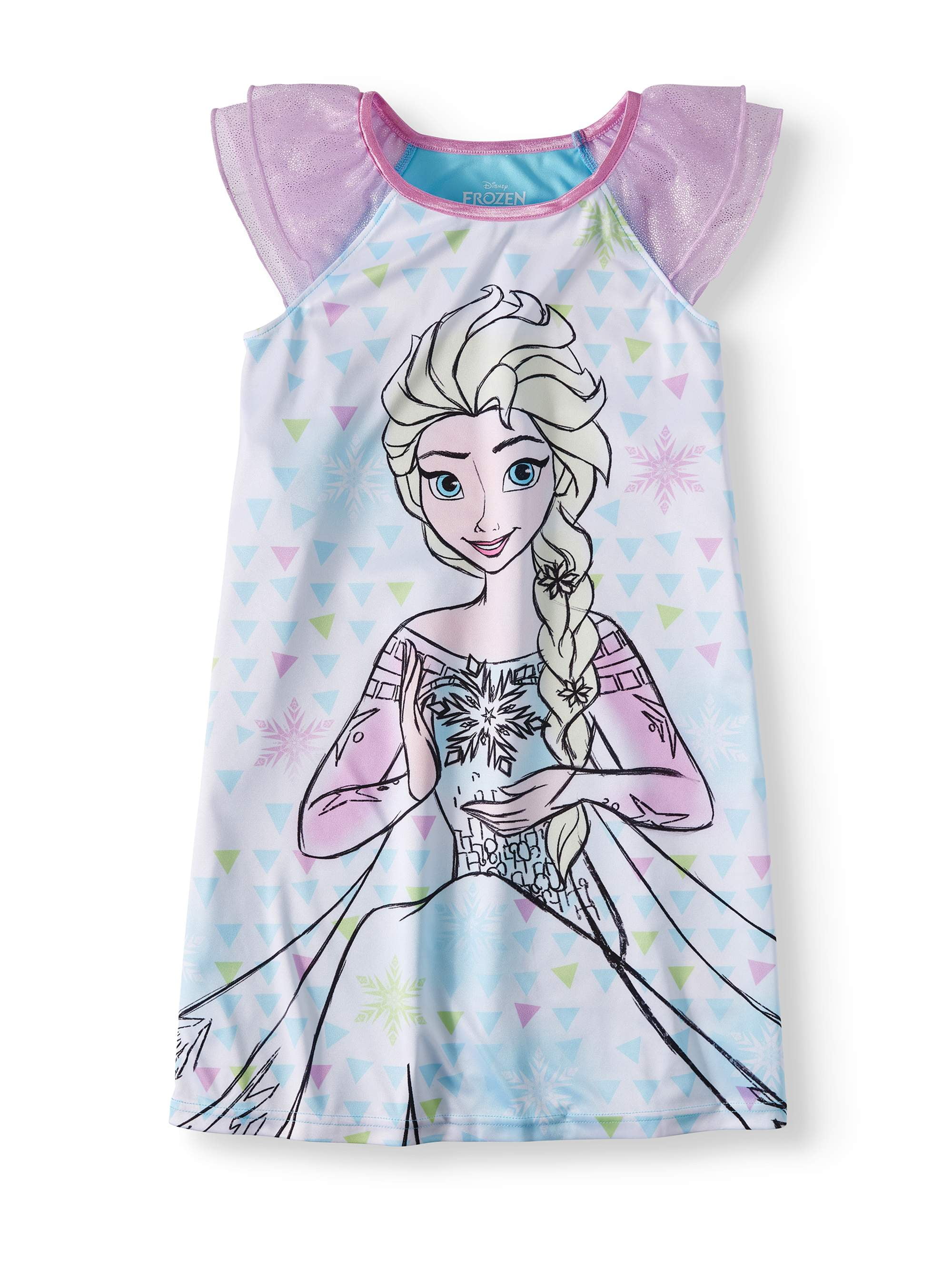 Girls' Frozen Pajama Nightgown (Little Girl & Big Girl)