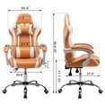 thumbnail image 6 of ALEAVIC Gaming Chair for Adult, Ergonomic Computer Chair Swivel Desk Chair, Orange, 6 of 7