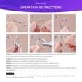 thumbnail image 4 of ELETIUO Juego de 12 protectores metálicos para anillos, dorado y plateado, 4 of 6