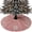 Light Pink Beige, variant on Christmas Bird Christmas Tree Skirt 36 Inches, Watercolor Green Pine Tree Leaves Xmas Trees Skirt Mat Cover Decorations for Holiday Party Indoor Outdoor