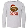 thumbnail image 3 of Inktastic Tis the Season to Tackle Football Christmas Long Sleeve Youth T-Shirt, 3 of 5