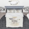 thumbnail image 3 of Designart 'Geometric Balance Neutral II' Geometric Duvet Cover Set, 3 of 4