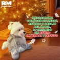 thumbnail image 4 of Decoración Muñecos Oso Polar Navideños de Peluche 32 cm blanco, 4 of 6