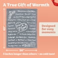 thumbnail image 3 of Gifts for Mom, Blanket for Mom Gifts, Mom Birthday Gifts from Daughter & Son, I Love You Mother Daughter Gift Ideas, Present for Mom Blanket, Best Mother in Law, Throw Blanket 65" × 50" (Silver), 3 of 5