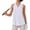 White, variant on PINSPARK Golf Shirts for Women Sun Protection Tennis Tank Top with Collar V Neck Racerback Athletic T-Shirt Lightweight Workout Tops Sleeveless Yoga Shirt