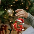 thumbnail image 5 of HomeKingdee Initial Christmas Ornaments for Tree Decorations,Letter Decorative Hanging Christmas Alphabet Letters DIY Craft Ornaments for Christmas Tree, 5 of 5