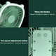 thumbnail image 4 of Ventilador de escritorio plegable Ventilador portátil de 3 velocidades 1200MAH Uso en interiores (Verde A), 4 of 7