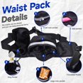 thumbnail image 3 of LELE LIFE Dog Treat Pouch Dog Walking Fanny Pack, Treat Pouches for Pet Training with Waist Belt, Treat Bag for Dog Training Treat Pouch, Dog Treat Bags Training Pouch, Black, 3 of 7
