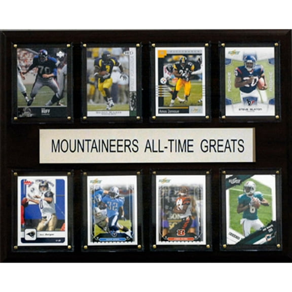 West Virginia Mountaineers 12'' x 15'' All-Time Greats Plaque