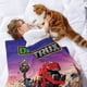thumbnail image 2 of Dinotrux anti-pilling, suave, ligera, esponjosa y acogedora de lujo para hogar y cocina – Perfecta para niños y adultos,100X130cm, 2 of 6