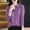Purple, variant on NTACZA Womens Sweaters Elegant Business Beige Button Down Sweater Blouse Solid Work Long Sleeve Knit Tops Women Jumper L
