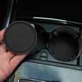 thumbnail image 4 of Car Cup Holder Coaster 2 Pack Universal Non-Slip Insert Coasters Durable Auto Cup Mat 2.75 Inch Flexible Silicone Pad for Car Interior Vehicle Accessories for Men Women Drivers （Black）, 4 of 4