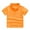 Orange, variant on XBASW Kids Baby Cotton T-Shirt Summer Lapel Tops for Girls Boys&nbsp;short Sleeve Tees Shirt Toddler&nbsp;solid Color Shirt for 2-10 Years