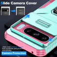 thumbnail image 2 of Funda para GANGXUN Google Pixel 8 Pro - Soporte metálico, Función magnética, Verde, 2 of 5