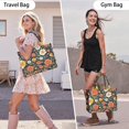 thumbnail image 6 of Large Capacity Tote Bag,Pioneer Flower Floral Print Pattern Handbag Fashion Luxury Tote Bag,15.7"x13"x 5.1" Inches,Laptop Compatible, 6 of 6