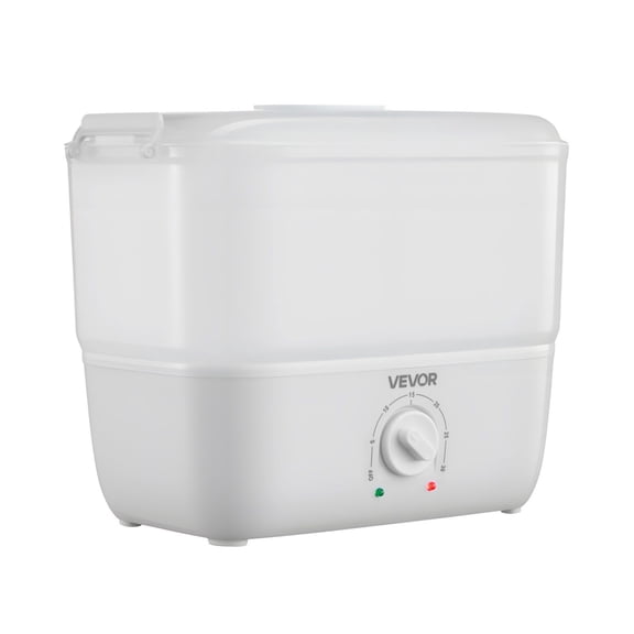 Hot Towel Warmer 1.1 Gallon Portable Facial Steamer with Clip and Indicator Heats in 5 Minutes for Spa Salon Barber Massage Manicures White
